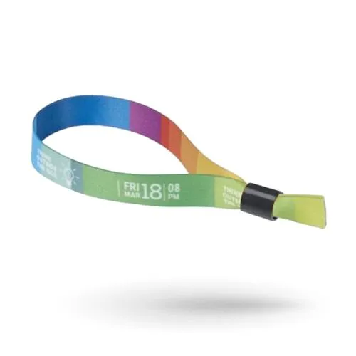 Bracelet satin personnalisé sérigraphié