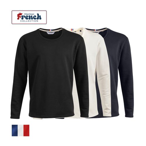 Sweat Molleton 310g Fabrication Française - Personnalisable