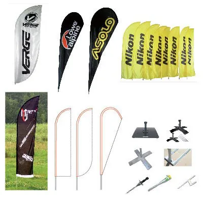 Oriflamme Windflag Personnalisable - Mât et Sac Inclus