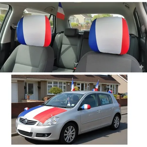 2  housses appuis-tête FRANCE