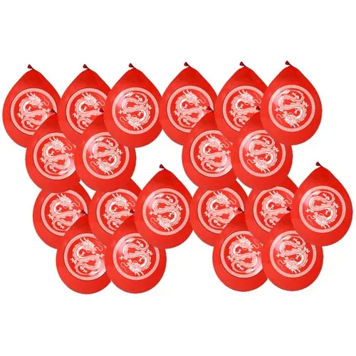 20 Ballons latex 30 cm Nouvel an Chinois