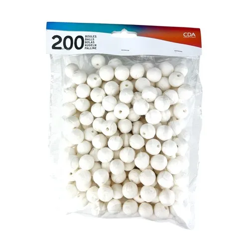 200 boules blanches CEE Sachet cavalier