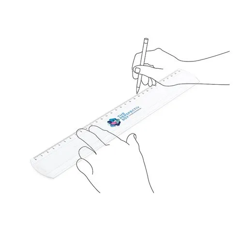 Règle Transparente 30 cm Personnalisable - Fabrication Française