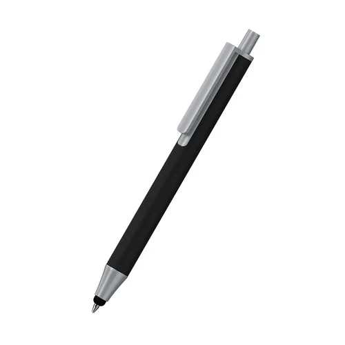 Stylo à bille tactile softtouch personnalisable - Aluminium premium