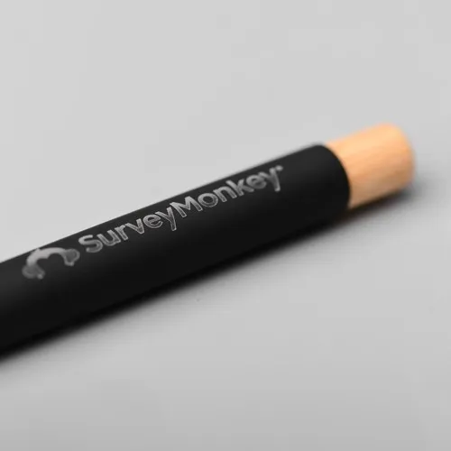 NoClip Stylo alu recyclé poussoir bambou ST