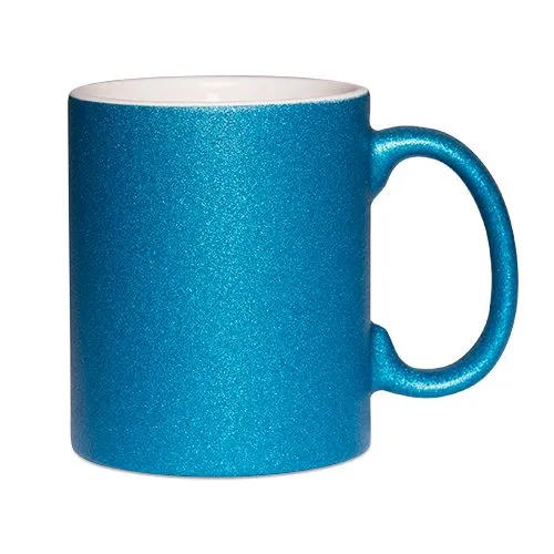Tasse céramique à paillettes personnalisable - Sublimation couleur