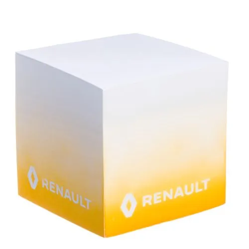 Cube Publicitaire 90x90x90 mm - 900 Feuilles Personnalisables