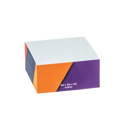 Cube Publicitaire 90x90x90 mm - 900 Feuilles Personnalisables
