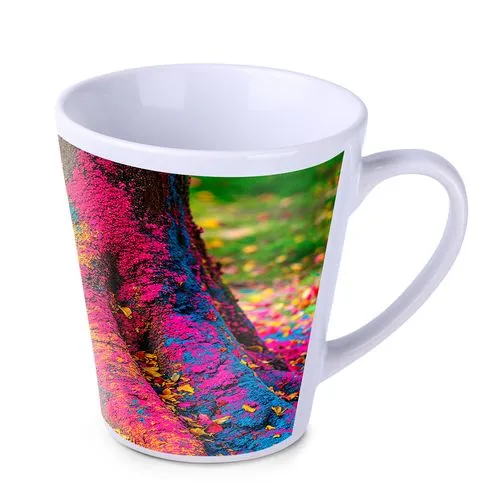 Mug publicitaire à double paroi en verre - Effet suspension