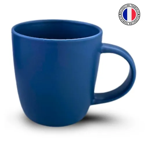 Mug Carré Noir Mat Personnalisable - Décoration Chromo Premium