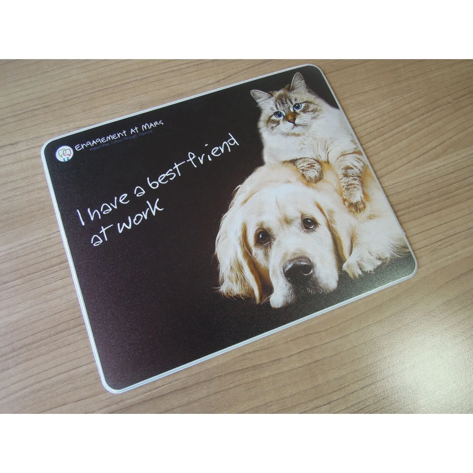 Tapis de souris soudé avec l'impression sur l'insert en carton