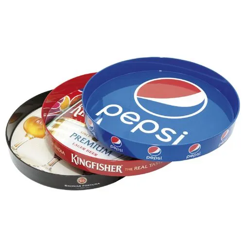 Plateau de Bar Publicitaire 320mm - Personnalisable avec Votre Logo