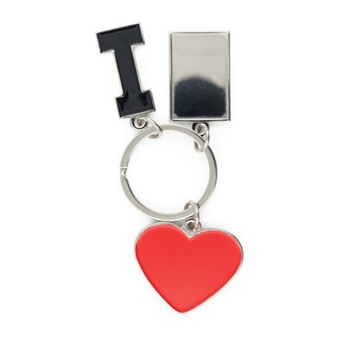 Porte-clés Métal Personnalisable "I Love" avec Écrin Cadeau