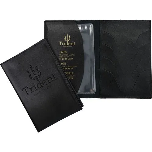 PORTE CARTE GRISE 3 VOLETS