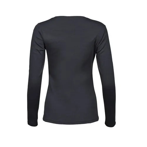 Ladies  Long Sleeve Interlock Tee