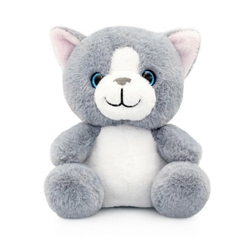 Chat en Peluche Personnalisable 16 cm - Objet Publicitaire Doux