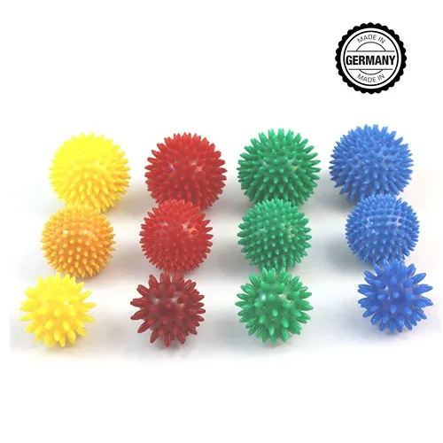 Balle de massage hérisson, neutre (55 mm, couleur personnalisée), "Made in Germany"