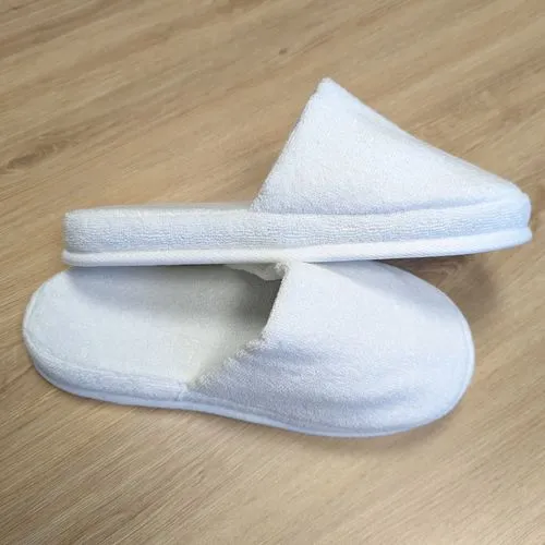 Chaussons Luxe Micro Éponge Personnalisés - Logo Brodé