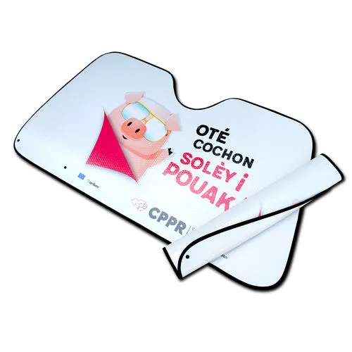 Pare-soleil voiture écologique personnalisable - 80% recyclé