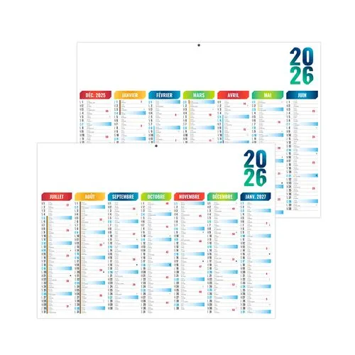 ARLEQUIN 2026 - MIDI 430 x 335 mm - LEGER 400G - SANS MARQUAGE - 1 TROU EN TETE
