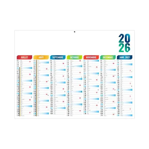 ARLEQUIN 2026 - MIDI 430 x 335 mm - LEGER 400G - SANS MARQUAGE - 1 TROU EN TETE