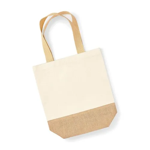 Jute Base Canvas Shopper