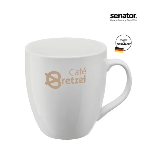 Mug Amity en Porcelaine Blanche - Design Cubique Personnalisable