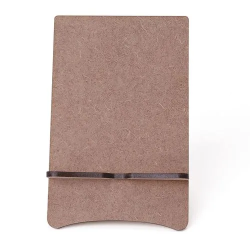 Support téléphone en bois personnalisable avec passage câble