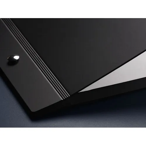 Couverture de Menu en Cuir Recyclé Personnalisable