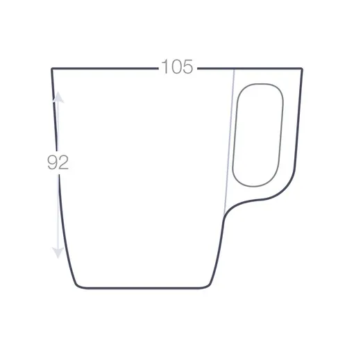 Mug en Verre Coloré 25cl - Gravure Laser - Fabrication Française
