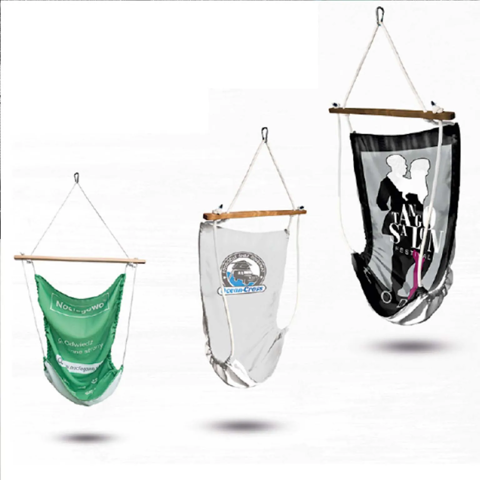 Hamac Publicitaire Personnalisable avec Support - Impression Double Face