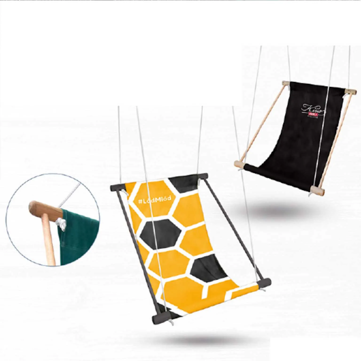 Hamac Publicitaire Personnalisable avec Support - Impression Double Face