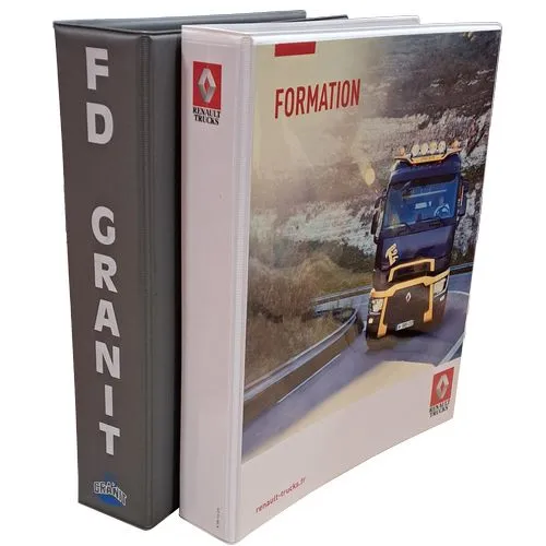 Classeur Personnalisable Rigide ou Souple - Fabrication Française