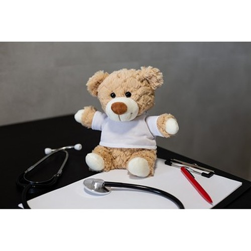 Ours en Peluche Personnalisable avec T-shirt Imprimé 18 cm