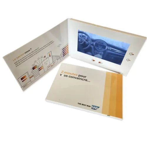 Plaquette Vidéo Personnalisée - Support de Communication Innovant