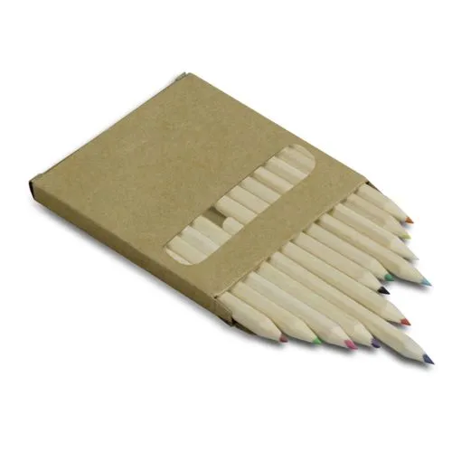 Etui de 12 petits crayons de couleur