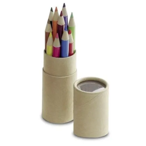 Etui de 12 petits crayons de couleur
