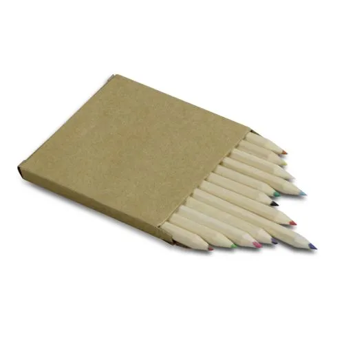 Etui de 12 petits crayons de couleur