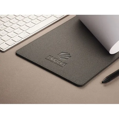 Presse-papiers Écritoire Simili Cuir avec Clip - Personnalisable