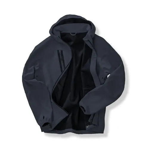 3-layer recycled printable hooded softshell