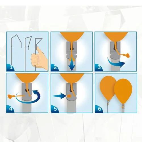 Support Ballons Carton Biodégradable Personnalisable 2,5x35cm