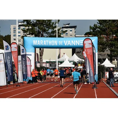 Arche Gonflable Droite Personnalisable - Structure Étanche Sans Soufflerie