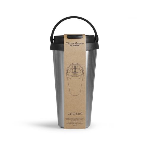 Mug Isotherme 360ml Double Paroi - Personnalisable Sérigraphie