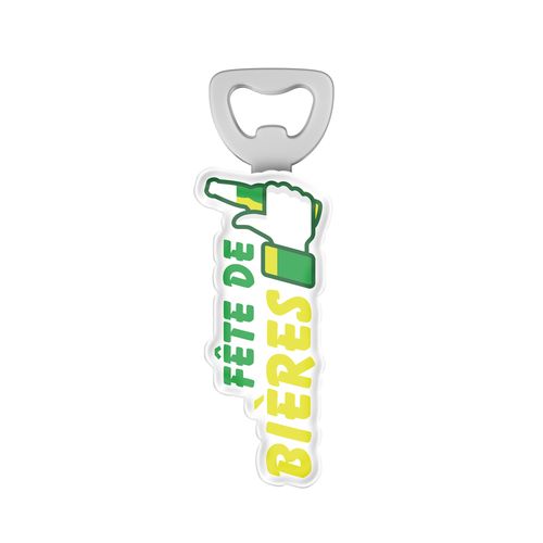 Décapsuleur Métal Personnalisé PVC Flex - Format XXL 150x90mm