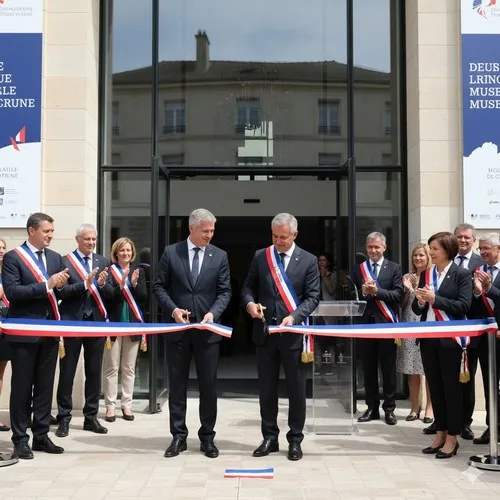 25 m Ruban tissu Tricolore 50 mm