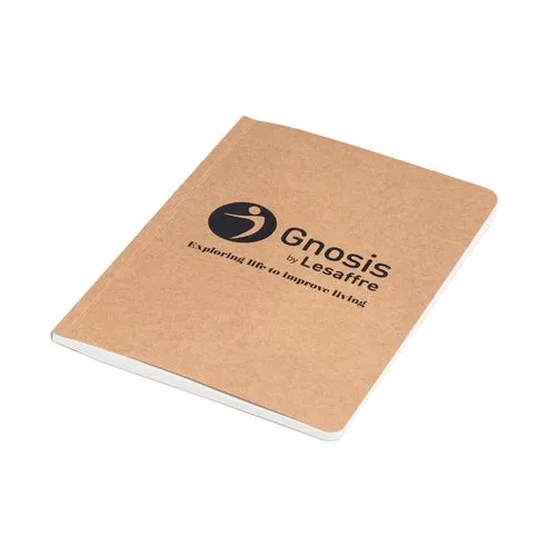 Carnet A5 Kraft Recyclé Cousu Singer - Personnalisable Sérigraphie