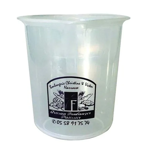 Pichet Publicitaire Empilable 1,1L avec Couvercle - Incassable