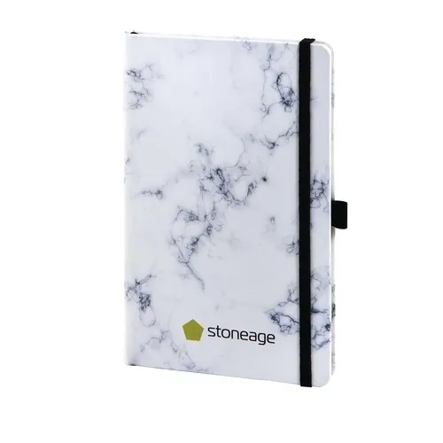 Carnet à couverture rigide personnalisable - Papier ivoire ligné