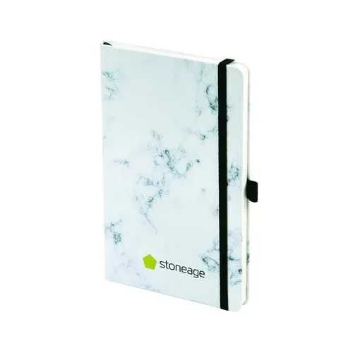 Carnet à couverture rigide personnalisable - Papier ivoire ligné