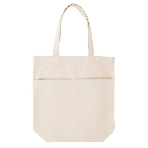 Sac Shopping Canvas Polycoton 450g/m² Personnalisable - 41x39x12cm